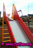 But it's great fun to slide down afterwards (I hope)